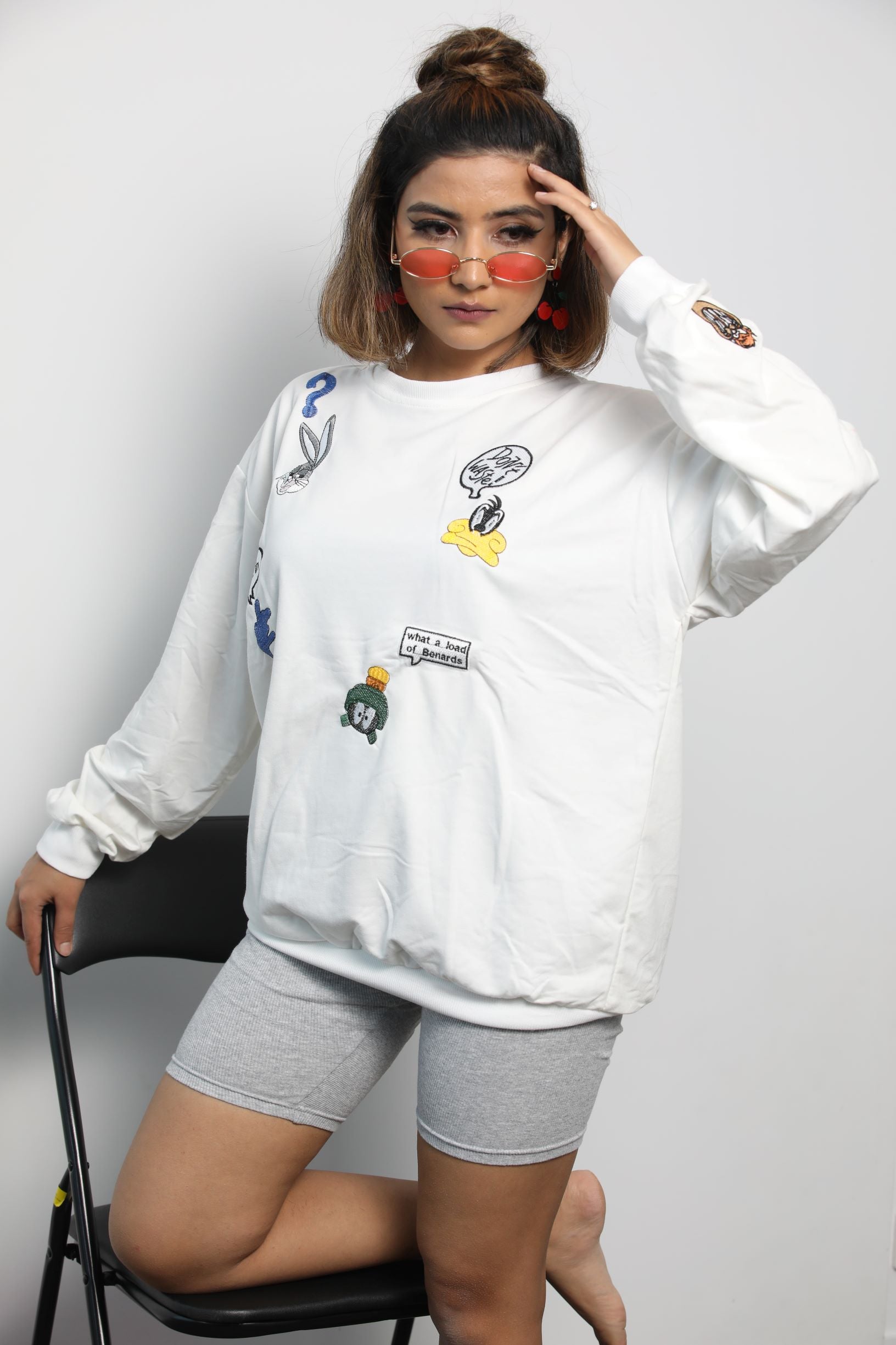 MY LOONEY TUNES WHITE JUMPER - Soch By Aorchana
