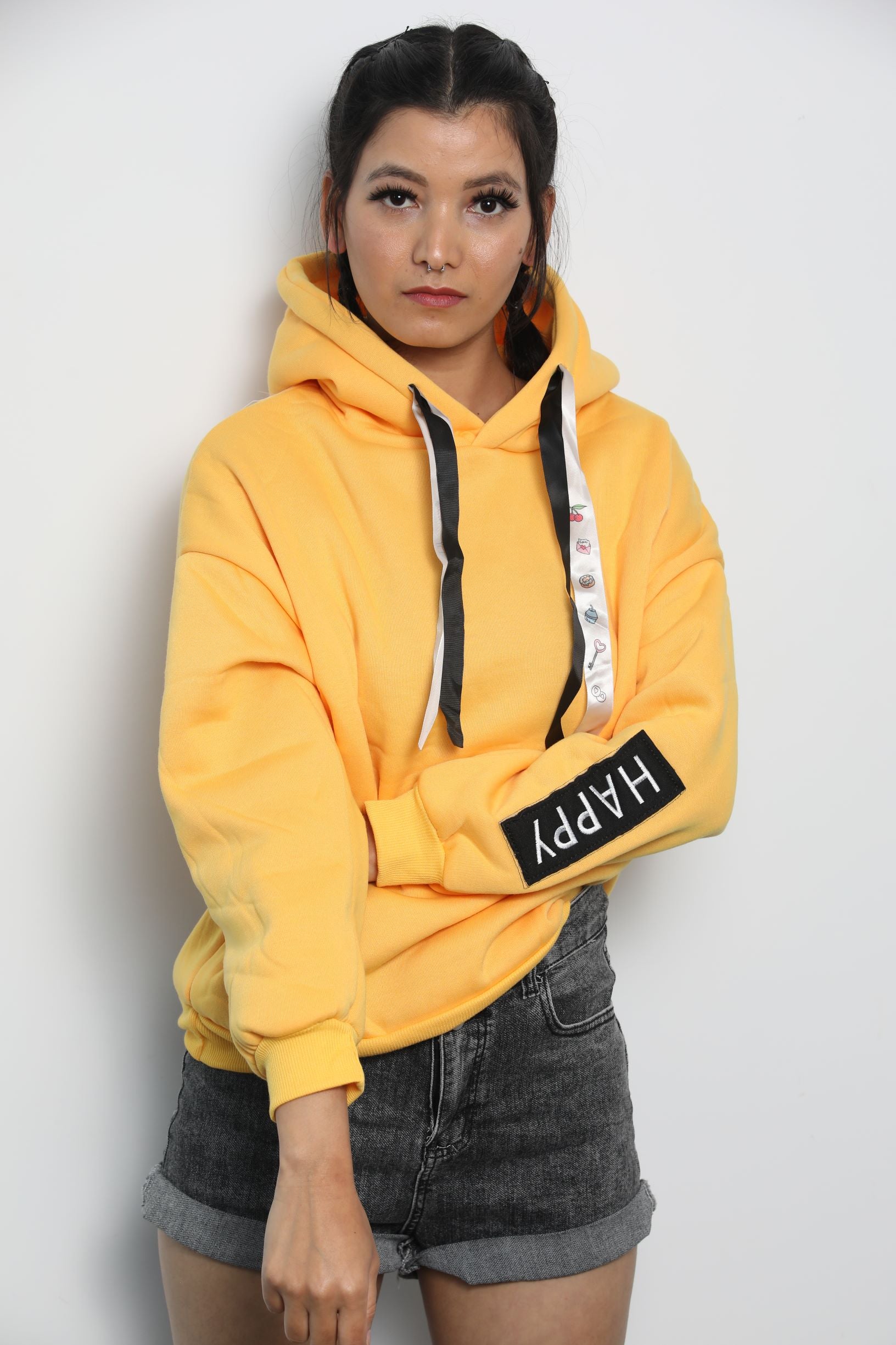 MY HAPPY YELLOW HOODIE - Soch By Aorchana