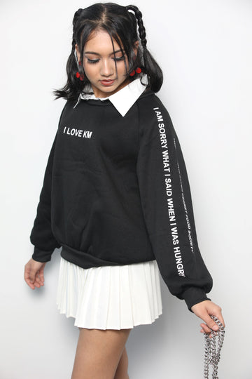 TWO IN ONE COLLAR JUMPER - Soch By Aorchana