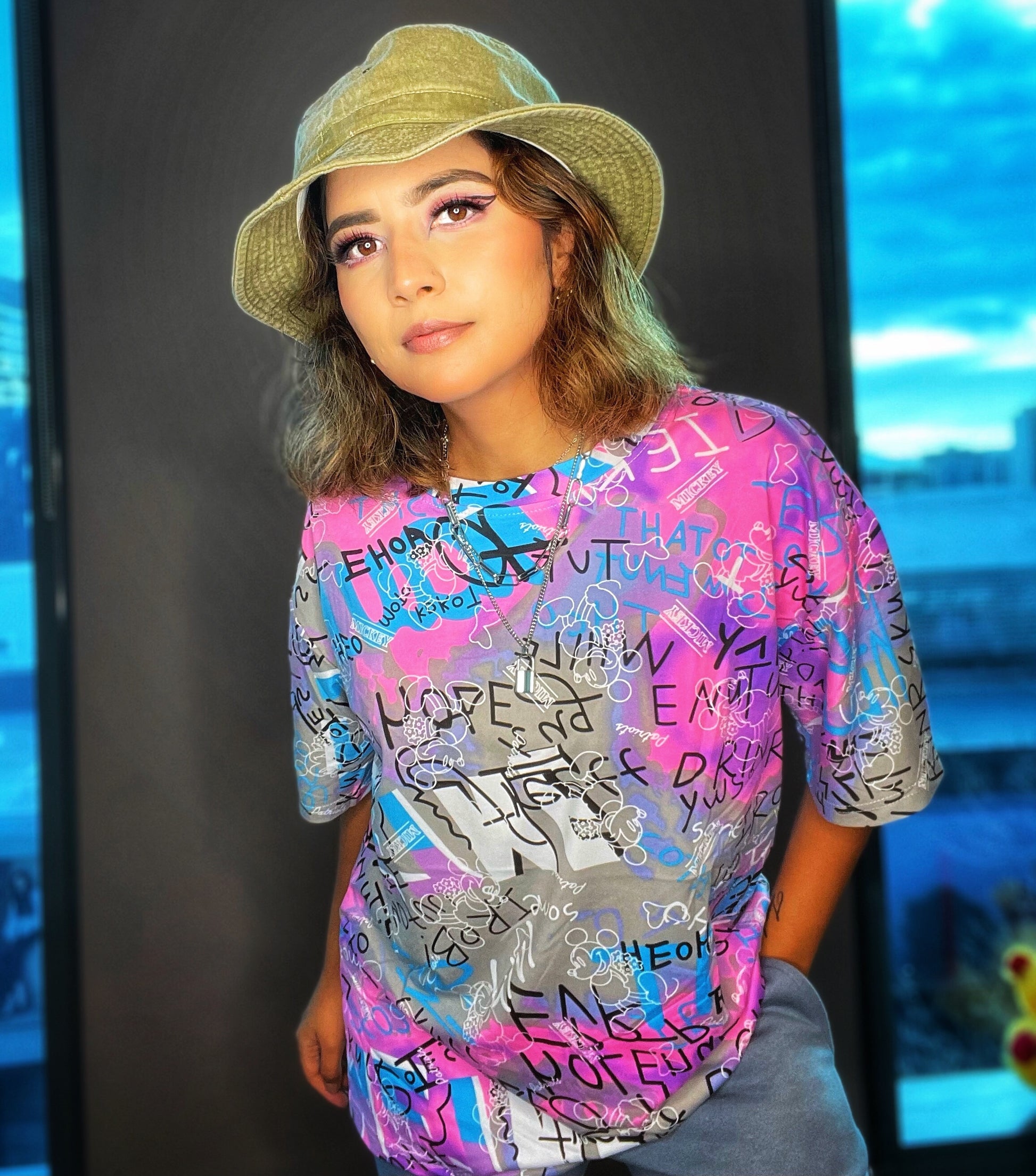 My Pink Artsy Tee - Soch By Aorchana