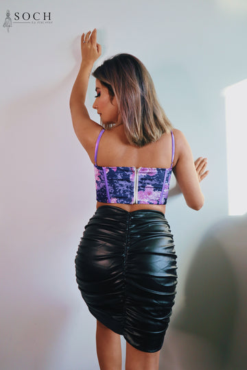 Leather Skirt - Soch By Aorchana