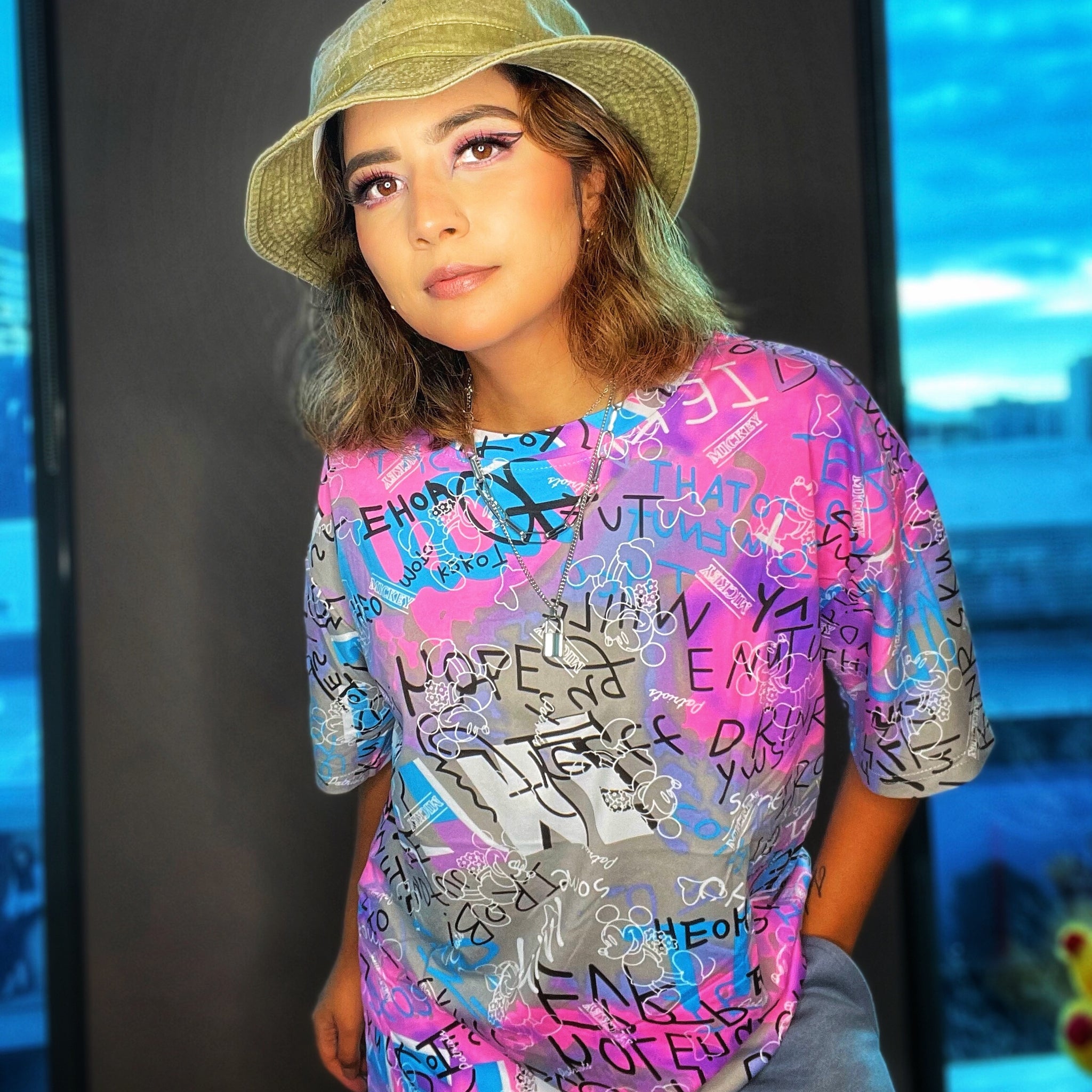 My Pink Artsy Tee - Soch By Aorchana